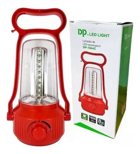 Lampião De Led Recarregavel