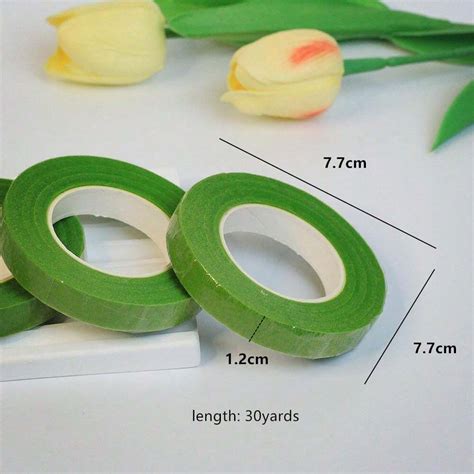 3 Rolls Floral Washi Tape Crepe Paper Tape For Chinese Flower