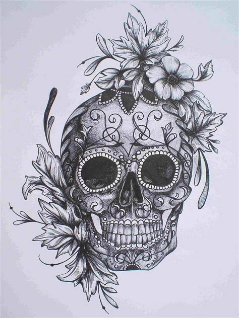 Sugar Skull Woman Drawings At Explore Collection