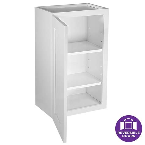 Fully Assembled Wall Cabinet In White Inch By Inch By Inch