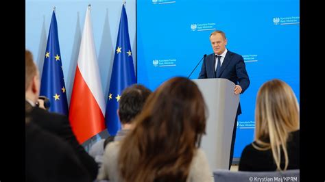 Premier Donald Tusk Konferencja Prasowa W KPRM YouTube