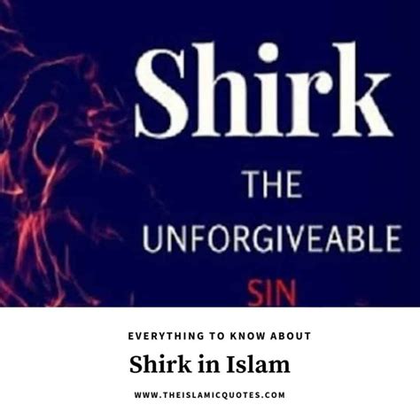 What Is Shirk In Islam Things To Know About Shirk