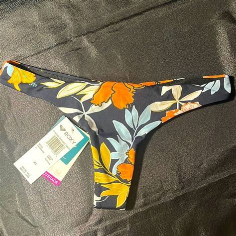 Roxy Swim Nwt Roxy Thong Bikini Bottom Poshmark