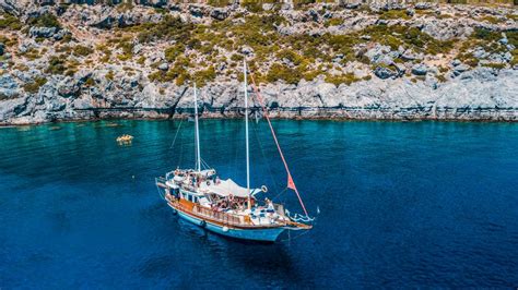 Rhodos Stad Boottocht Bij Zonsondergang Met Drankjes En Snacks