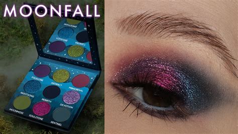 Shroud Cosmetics Moonfall Palette Swatches And Look Youtube