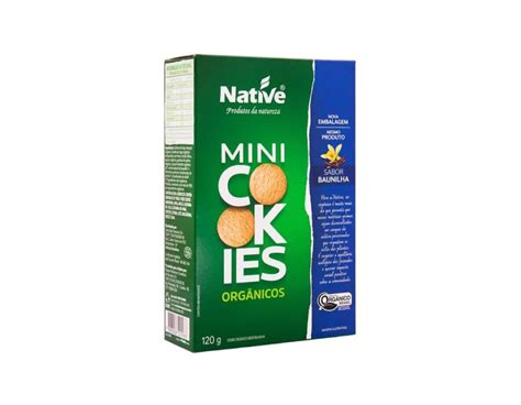 Mini Cookies Orgânicos sabor Baunilha 120g NATIVE Organic4