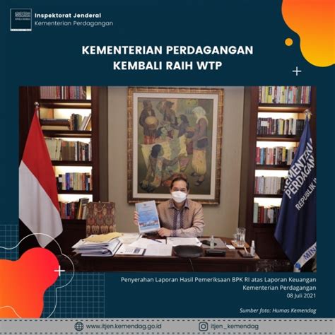 Opini Wajar Tanpa Pengecualian WTP Atas Laporan Keuangan Kemendag