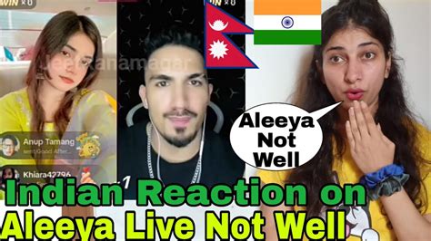 INDIAN Reaction On Nepal Aleeya Not Well Tiktok Live Crazzy Pikku