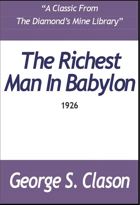 The Richest Man In Babylon Pdf Freepdfcopy