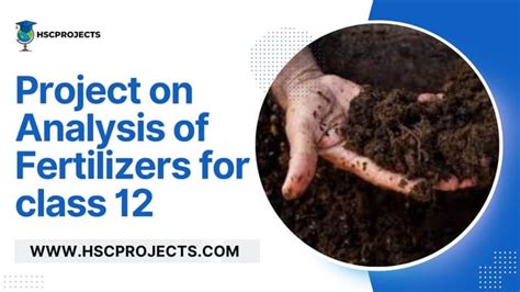 Project On Analysis Of Fertilizers For Class 12 R Hscprojects