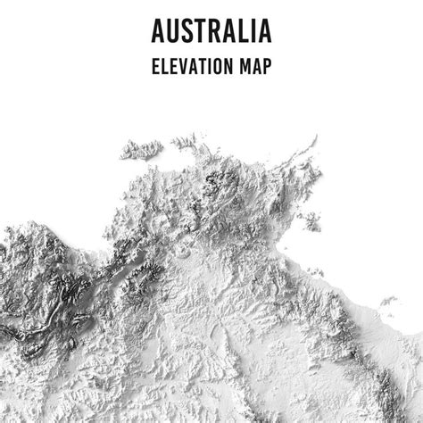 Australia Elevation Map | Elevation map, Relief map, Elevation