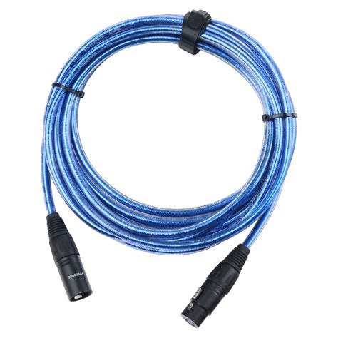 Pronomic Stage Xfxm Blue Mikrofonkabel Xlr M Metallic Blue