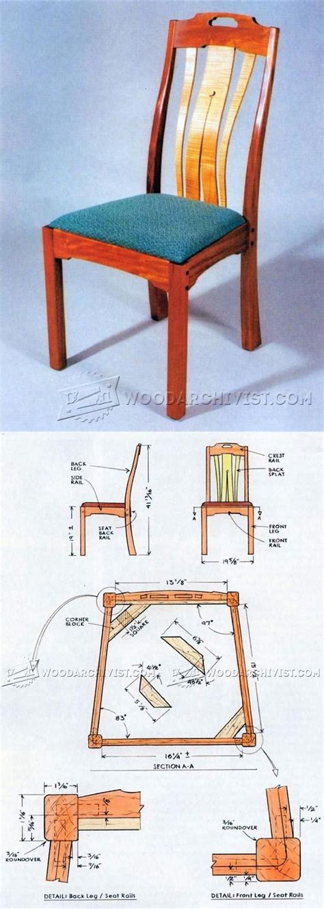 Dining Chair Plans Furniture Plans And Projects Woodworking Furniture