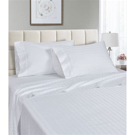 Spring Home Thread Count Egyptian Cotton Deep Pocket Dobby