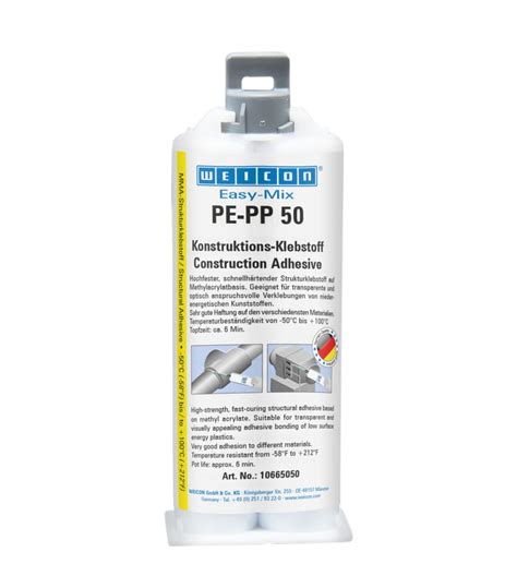 Easy Mix PE PP 50 Structural Acrylic Adhesive Construction Adhesive