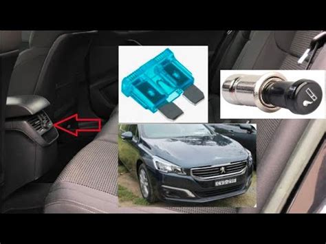 Jak wymienić bezpiecznik gniazda zapalniczki w Peugeocie 508 Peugeot