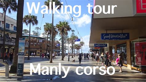 Walking Tour Of Manly Corso In Sydney Australia Youtube