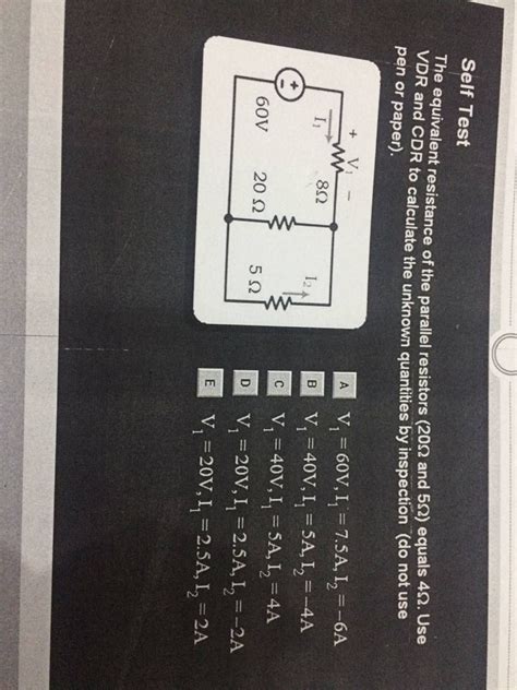 Answered Self Test The Equivalent Resistance Of Bartleby