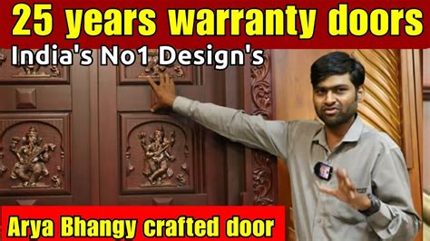 25 years warranty ய Arya Bhangy crafted door l teak wood doors l