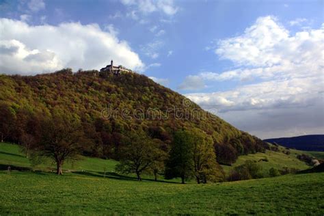 Swabian Alps stock image. Image of wide, castle, tree - 20301723