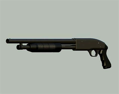 Mossberg 500 Shotgun 3d Model