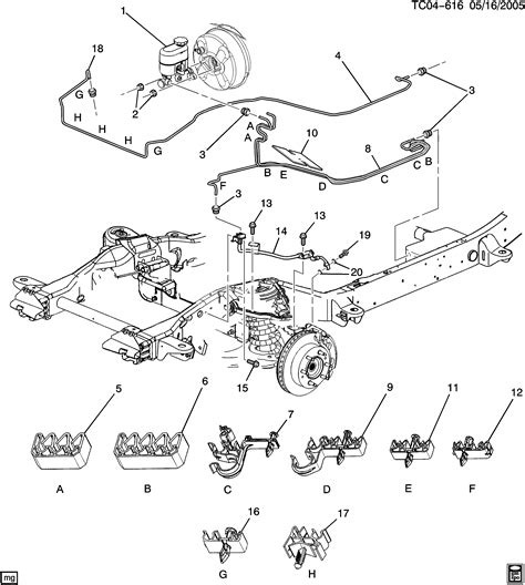 Cadillac Escalade 2wd Ck1 Brake Linesfront Epc Online