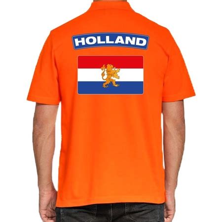 Grote Maten Holland Supporter Shirt Oranje Heren Bestellen