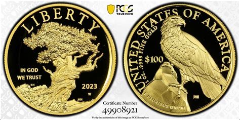 2023 W American Liberty High Relief Gold 1 Oz 100 Pcgs Pr70 Dcam Ebay