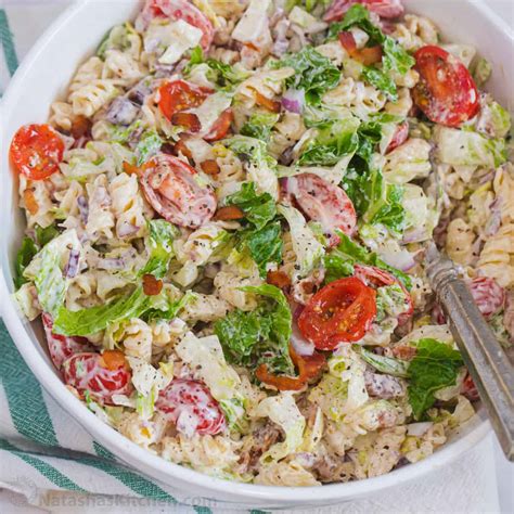 Blt Pasta Salad Recipe Natashaskitchen