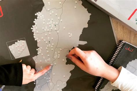 Lebanon Scratch Map