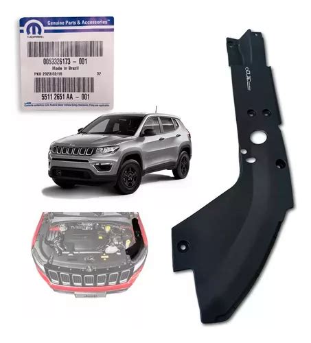 Moldura Acabamento Do Motor L Esq Jeep Compass 53326173 Orig