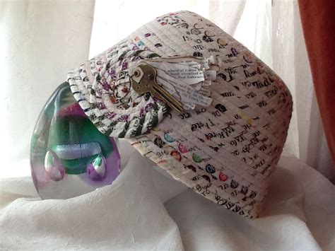 Round Embellished Selvage Basket By Diane Fama