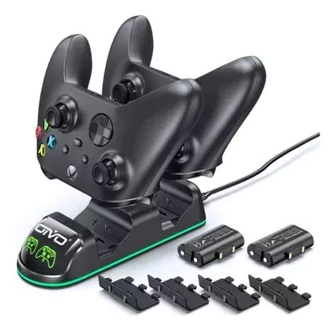 Cargador Xbox Controller One Series S E X 2 baterías de 800 mAh