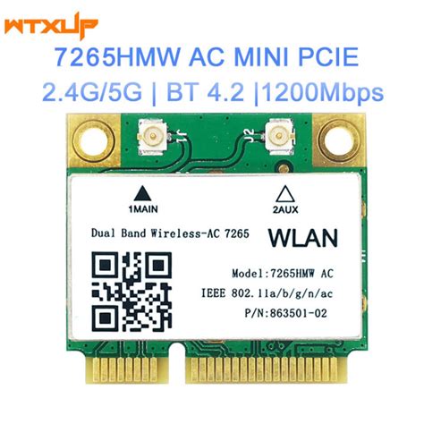 2974Mbps Wifi 6 AX3000 Wireless Half Mini PCI E Network Wlan Wifi Card