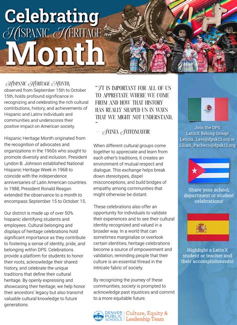 Equity In Action Hispanic Heritage Month