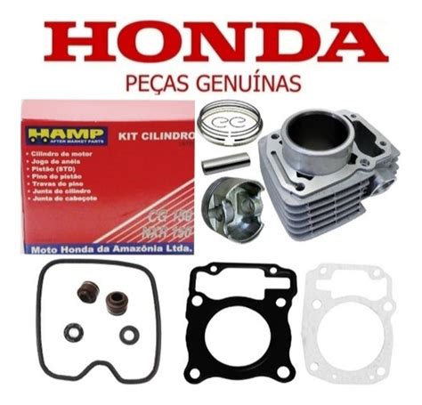 Kit Cilindro Motor Cg 150 Titan Bros 150 Original Honda Hamp