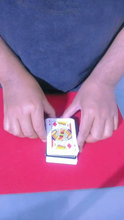 Easy Selfworking Card Trick Magic Shorts Youtube