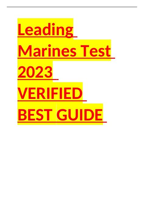 Leading Marines Test 5 MILITARY ORGANIZATION COMMAND AND MILITARY