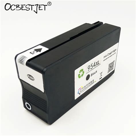 For Hp 954xl 954 Xl High Yield Black Ink Cartridge L0s71al Full With Ink For Hp Officejet Pro