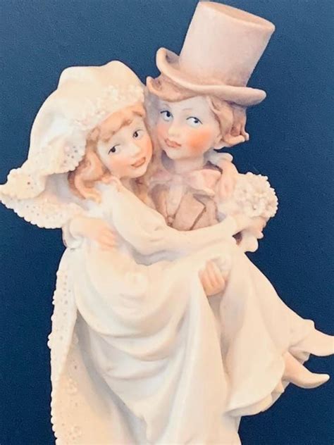 Rare Vintage Giuseppe Armani Figurine Sculpture Just Married Etsy