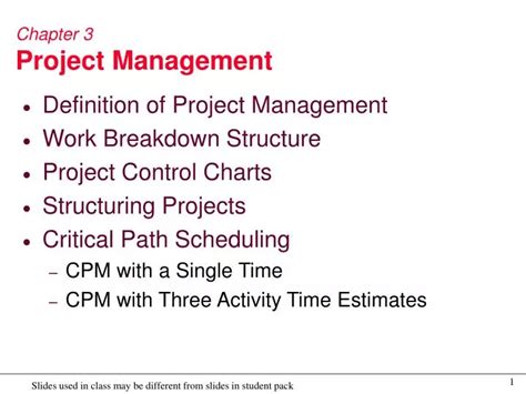 Ppt Chapter 3 Project Management Powerpoint Presentation Free