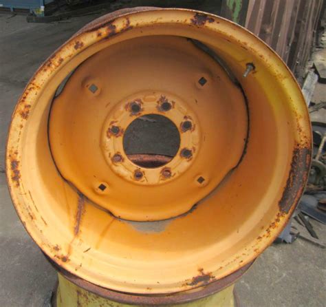 Tractor Loader Wheel Rim 24x15 Steel 8 Lug