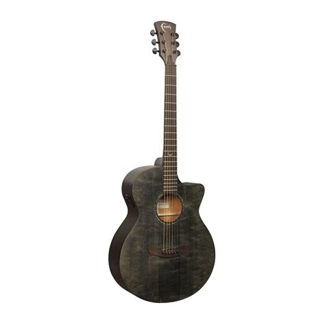 Faith Fkvbk Venus Cutaway Electro Acoustic Guitar Naked Black Stain