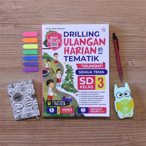 Jual BUKU ULANGAN Drilling Ulangan Harian Tematik SD Kelas 3 Shopee