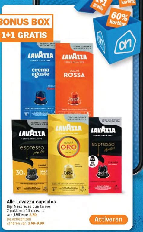 Alle Lavazza Capsules Aanbieding Bij Albert Heijn