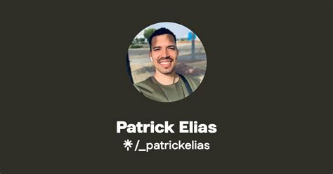 Patrick Elias Instagram TikTok Linktree