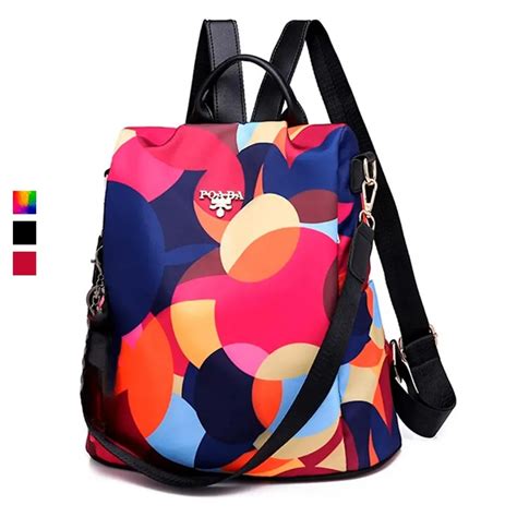 Mochila Bolsa Antifurto Feminino Tiracolo Juvenil Casual Mochilinha Em