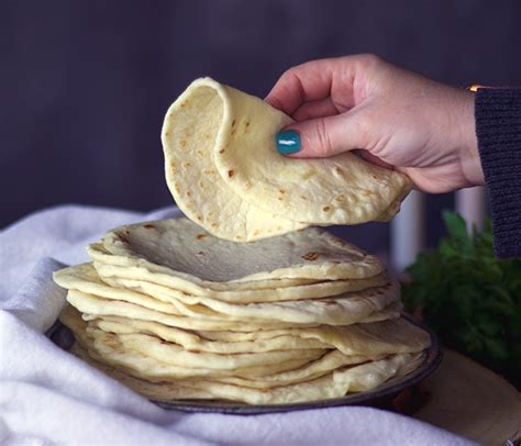 All Butter Homemade Flour Tortillas Of Batter And Dough