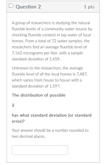 Solved Question 21 PtsA Group Of Researchers Is Studying Chegg