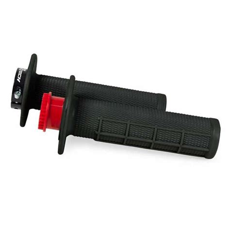 Rtech R Lock On Half Waffle Grips Black Bikeinn